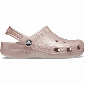 Crocs Classic Glitter Clog Quartz Glitter Water Sandals for Kids discount