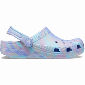 Crocs Classic Marbled Clog Moon Jelly/Multi Water Sandals for Kids discount