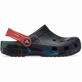 Crocs Classic OutOfThisWorld II Black Water Sandals for Kids discount