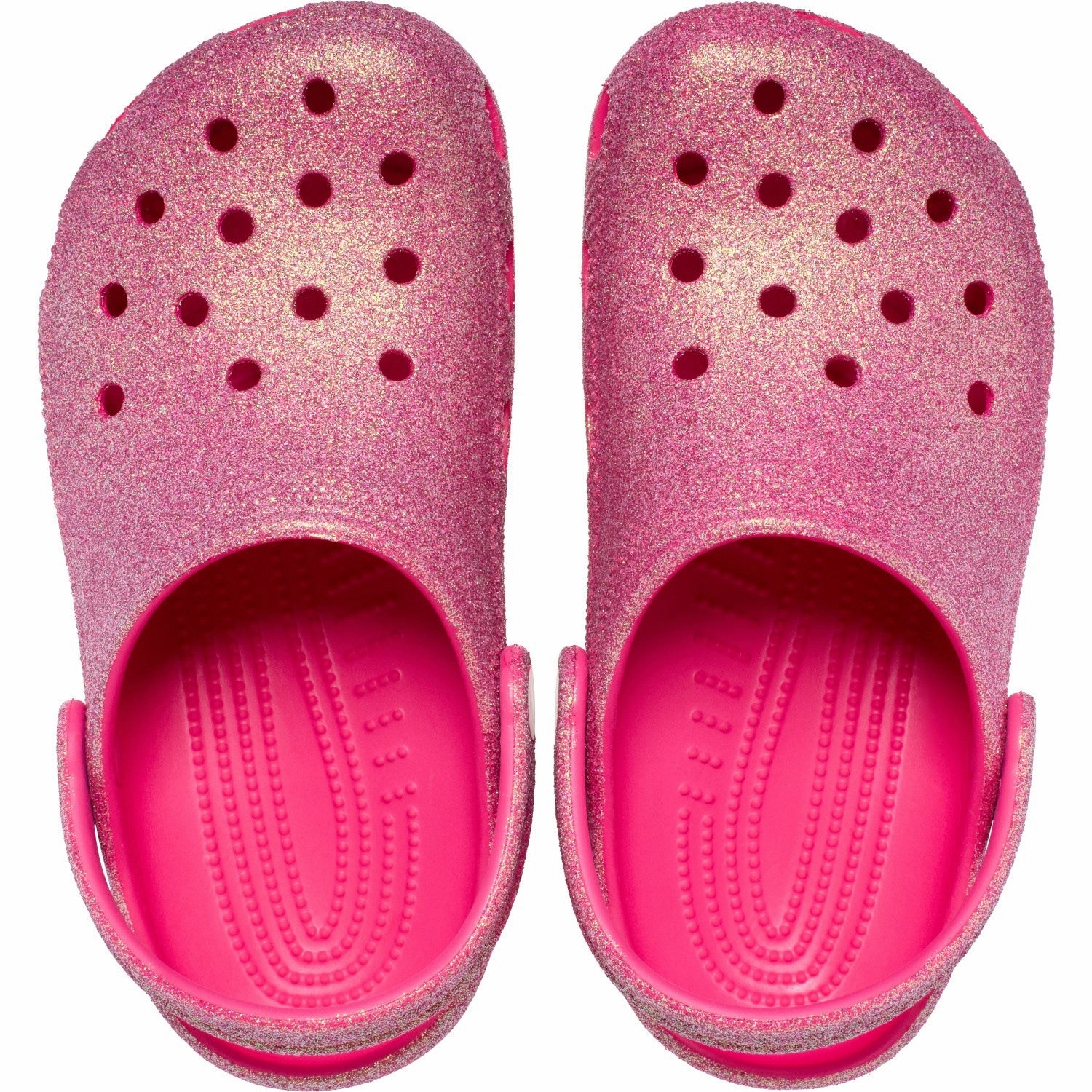 Crocs Dragon Fruit Classic Iridescent Glitter Clog