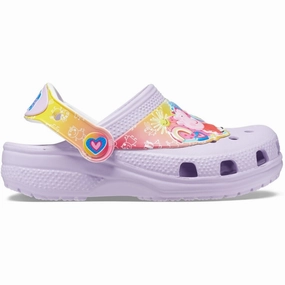 Crocs Gurli Gris Clog Lavender Kids Closed Toe Sandals promo