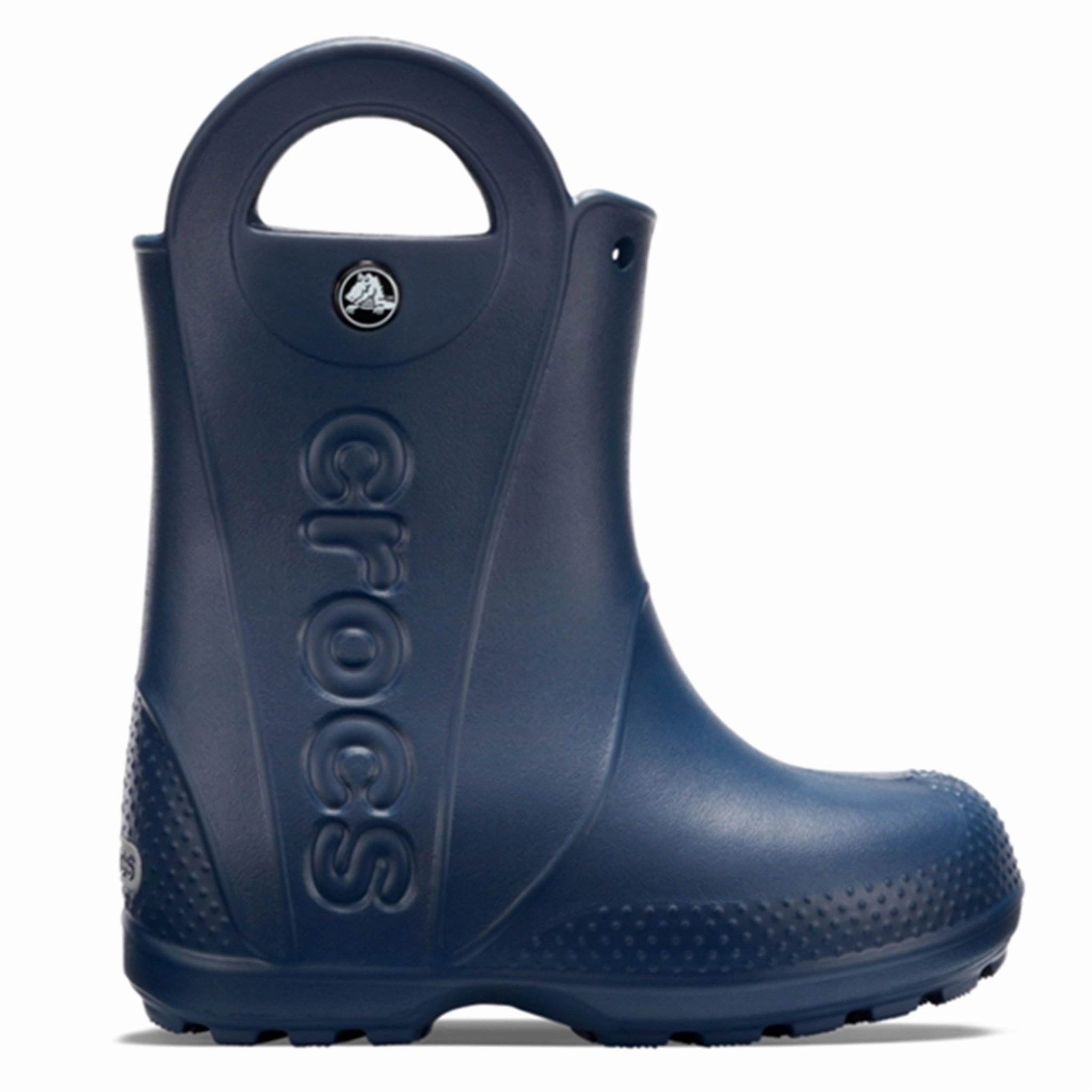 Crocs Handle It Rain Boots Navy Kids Rain Boots with free shipping