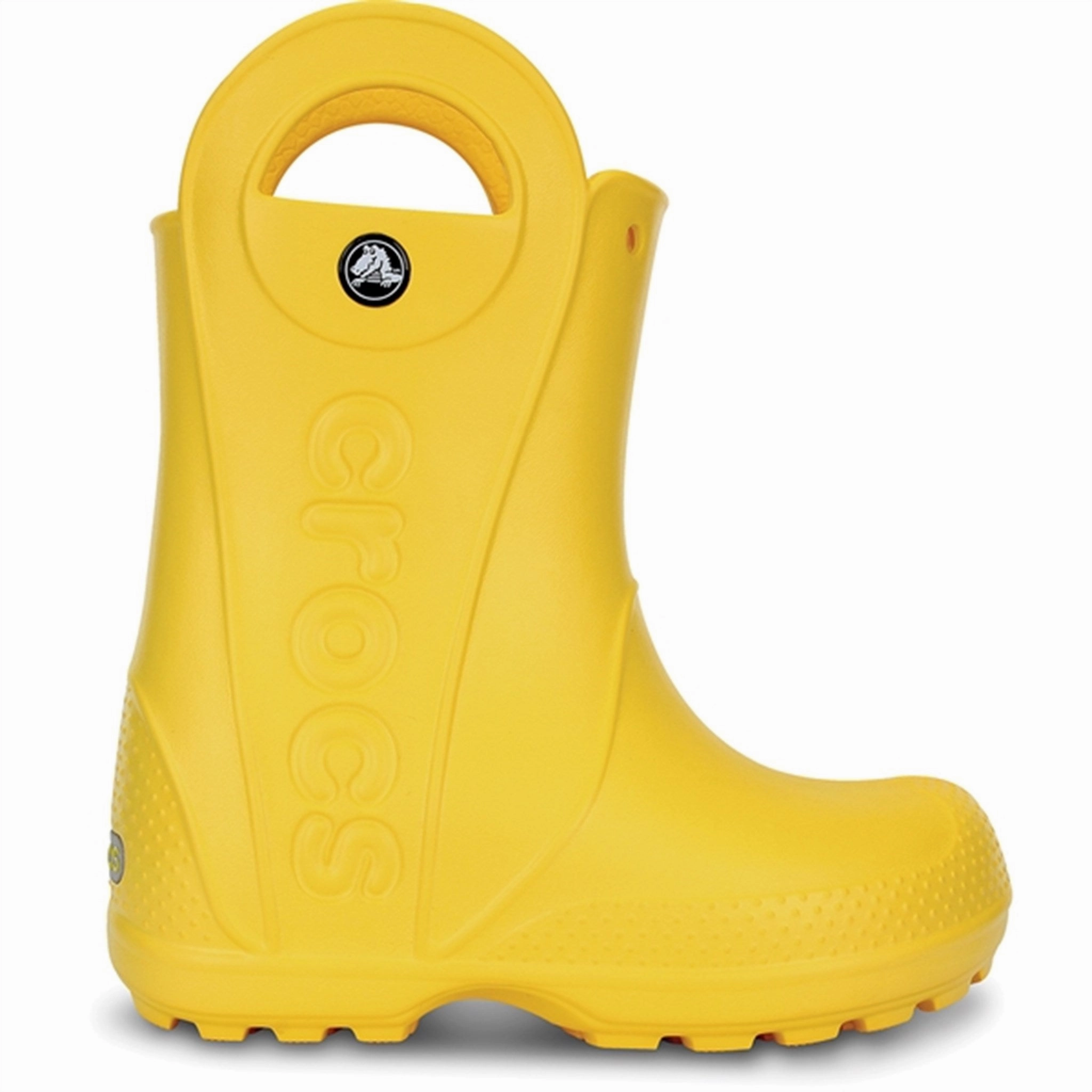 Crocs Handle It Rain Boots Yellow Kids Rain Boots with free shipping