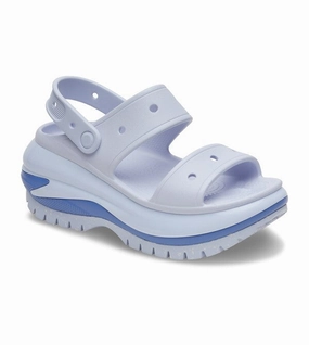 Crocs Mega Crush 207989-5AF Sandals Men's US 9 Blue Heel Strap Platform ZPO2956 Discount Mens Beach Sandals
