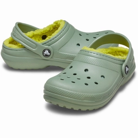 Crocs Moss Classic Lined Clog Kids Closed Toe Sandals promo