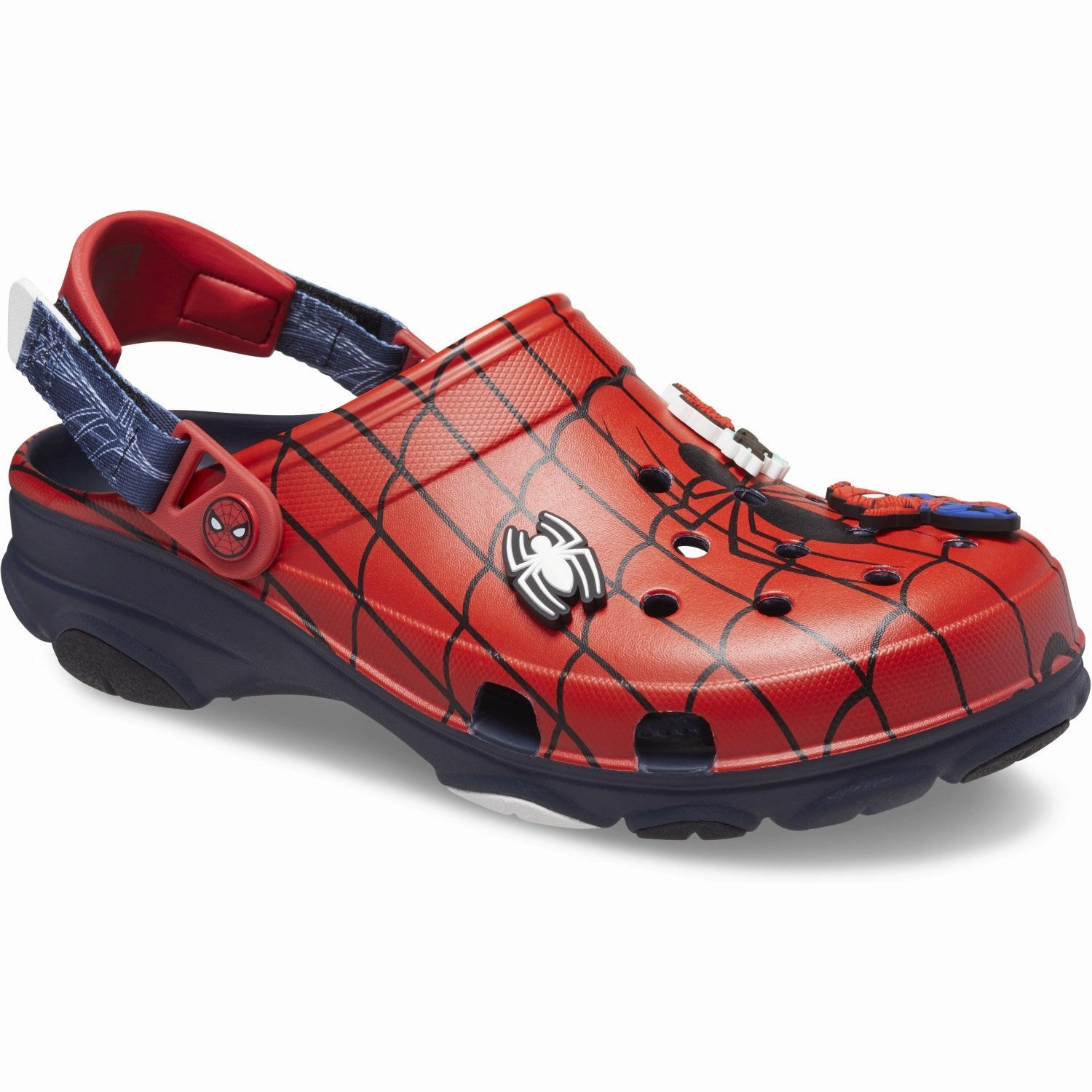 Crocs Navy Spider-Man All-Terrain Clog Water Sandals for Kids discount