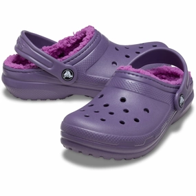Crocs Nightshade Classic Lined Clog Kids Closed Toe Sandals promo