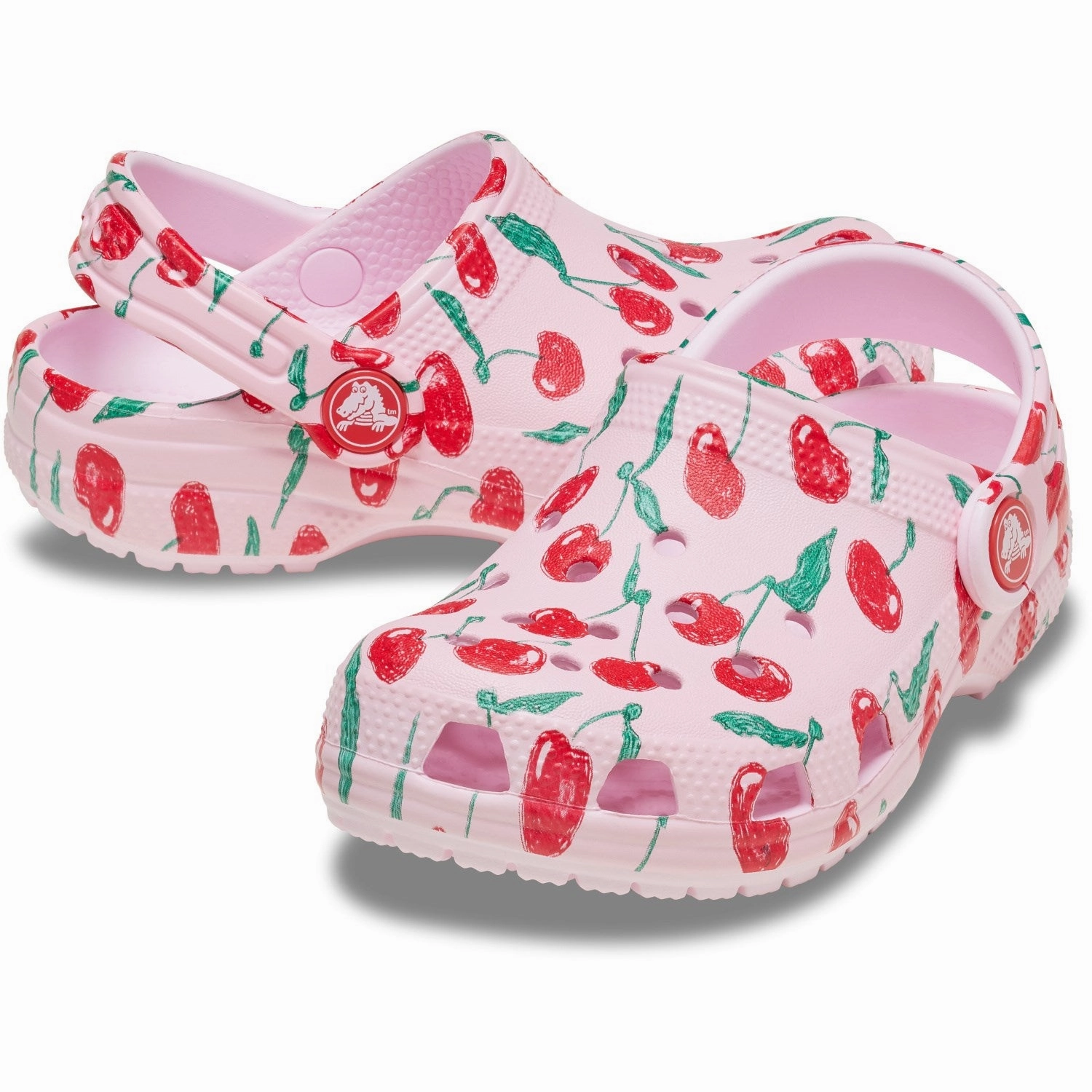 Crocs Pink Milk Classic Fresh Fruits Clog