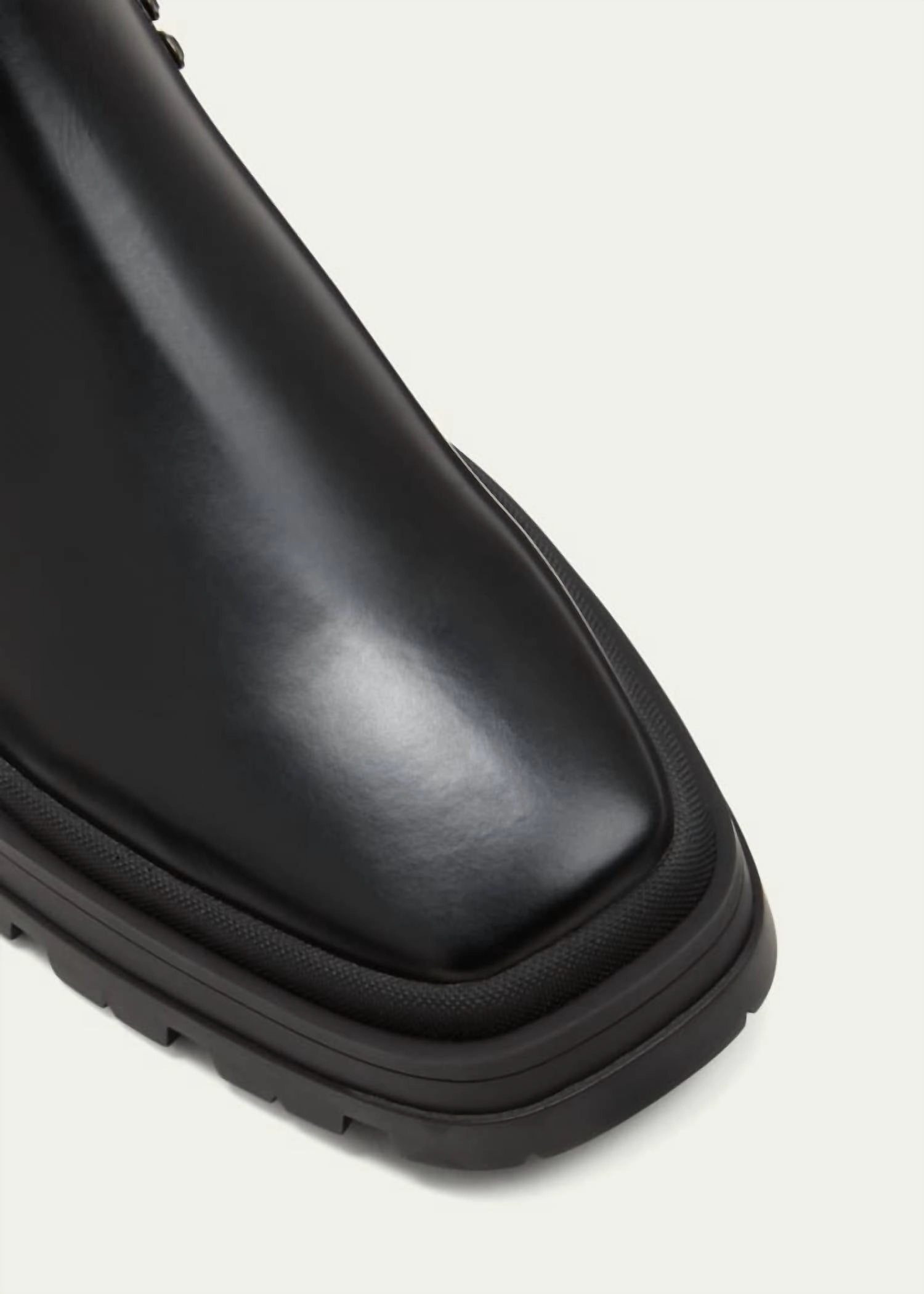 Crystal Embellished Boot In Black