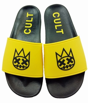 CULT SLIDE IN BLACK Mens Slippers clearance sale
