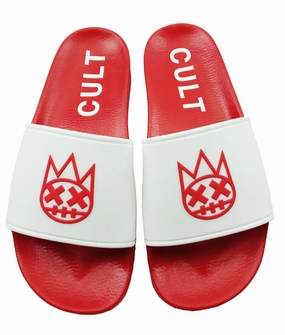 CULT SLIDE IN RED Mens Slippers clearance sale