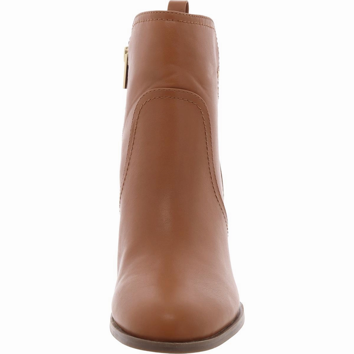 DACIEE Womens Faux Leather Zipper Ankle Boots