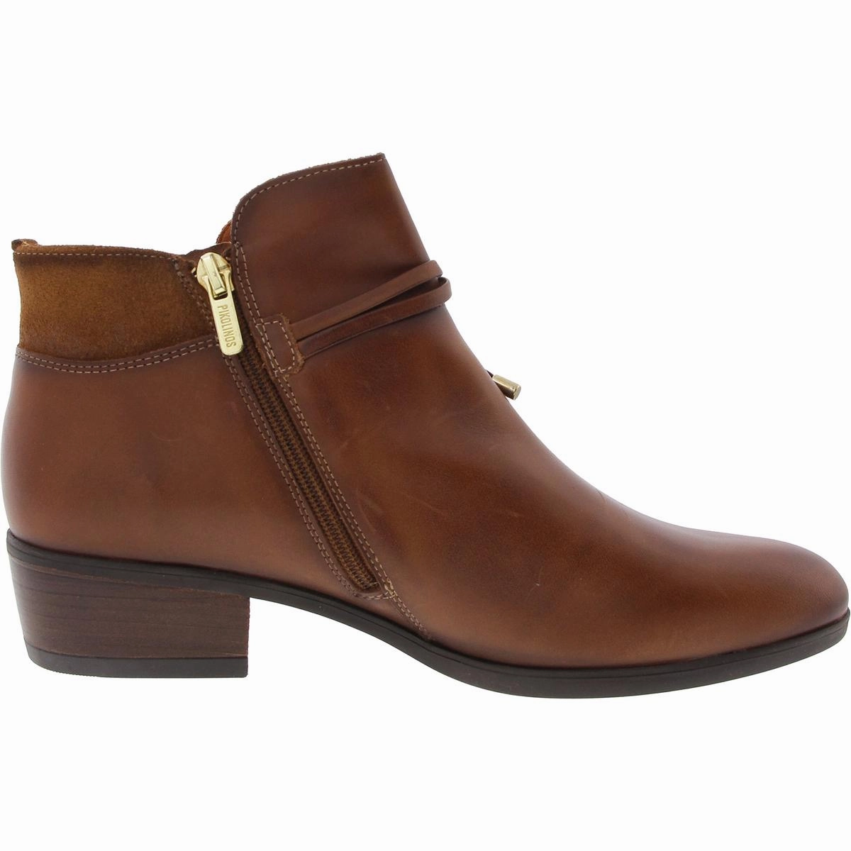 Daroca Womens Leather Zipper Riding Boots