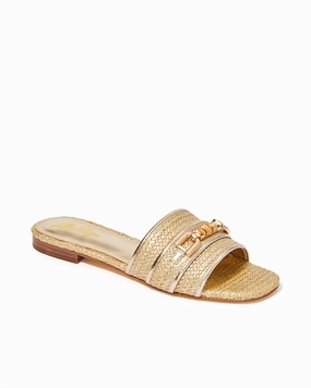 Dayna Sandal In Gold Metallic Promo Womens Sandals with style