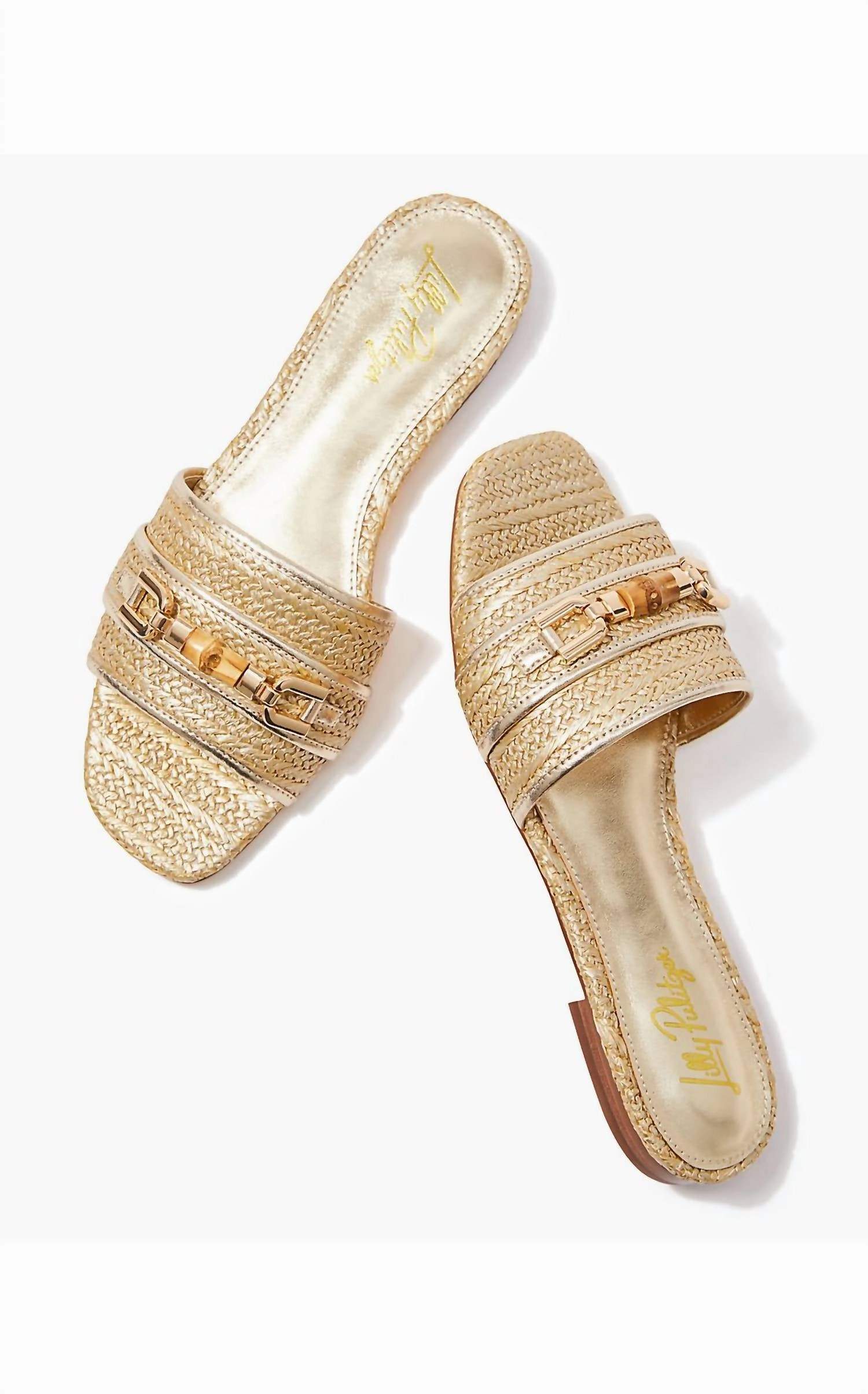 Dayna Sandal In Gold Metallic
