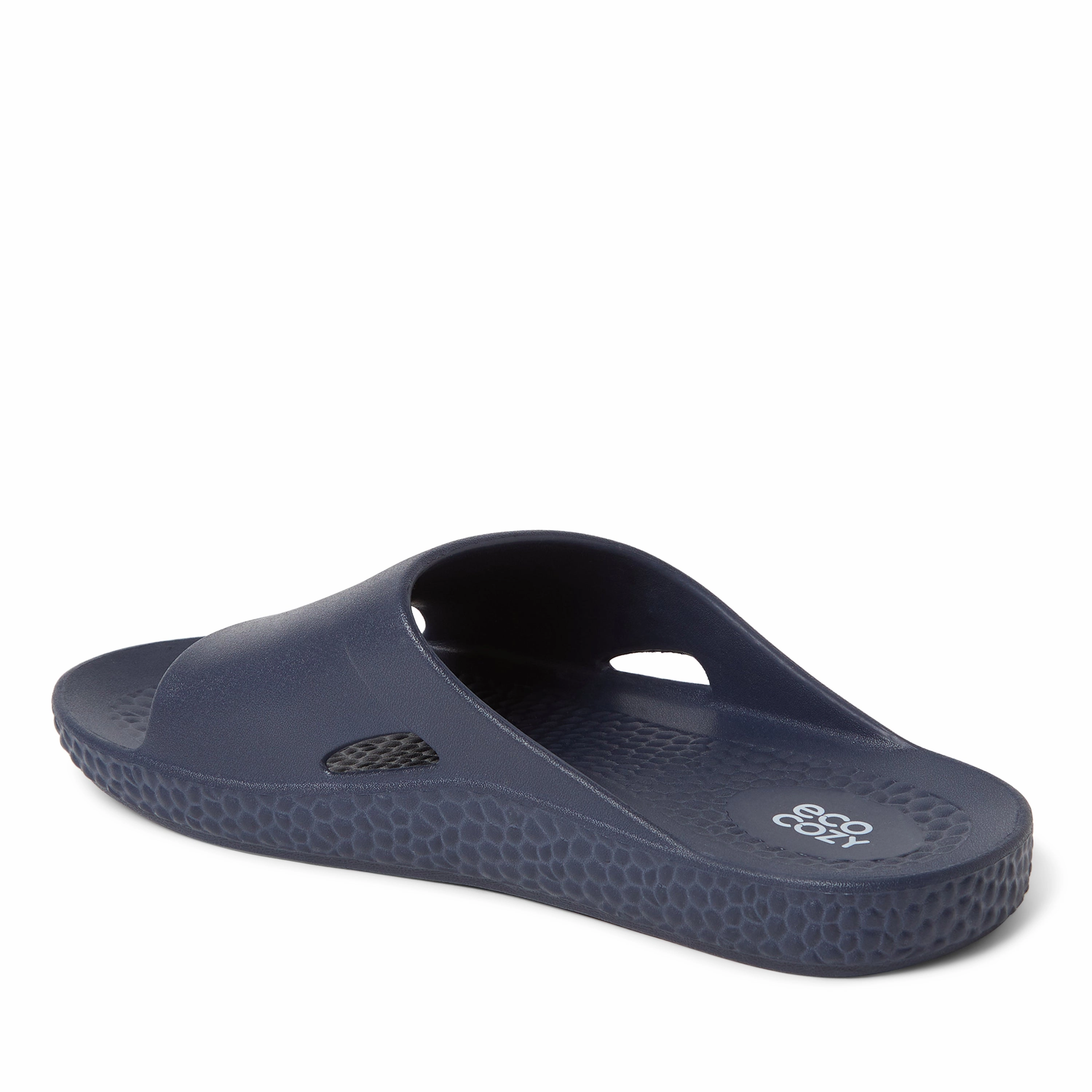 Dearfoams EcoCozy Men's Sustainable Comfort Slide Sandal