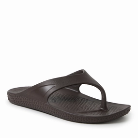 Dearfoams EcoCozy Men's Sustainable Comfort Thong Discount Mens Beach Sandals