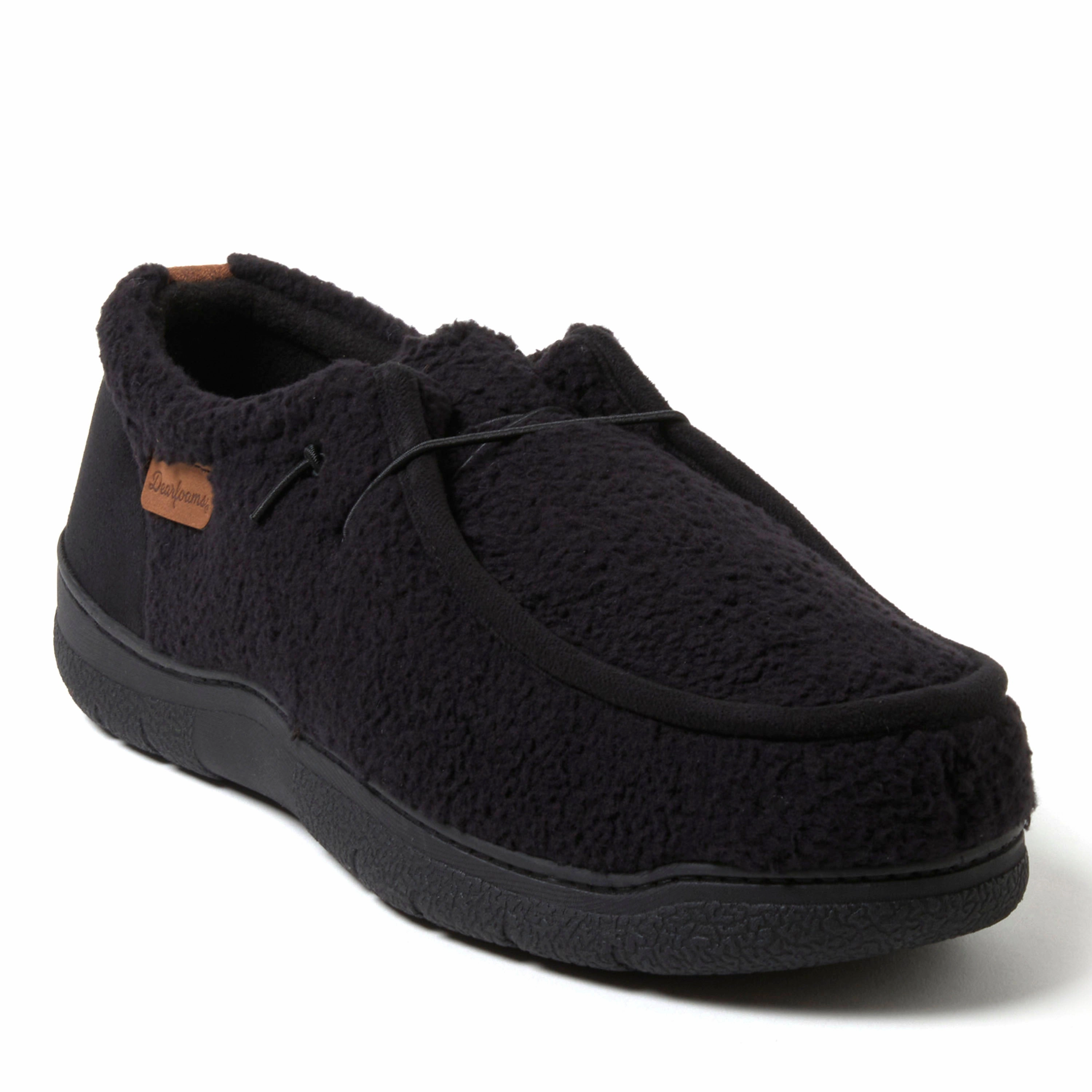 Dearfoams Men's Bennett Chukka Closed Back Mens Slippers clearance sale
