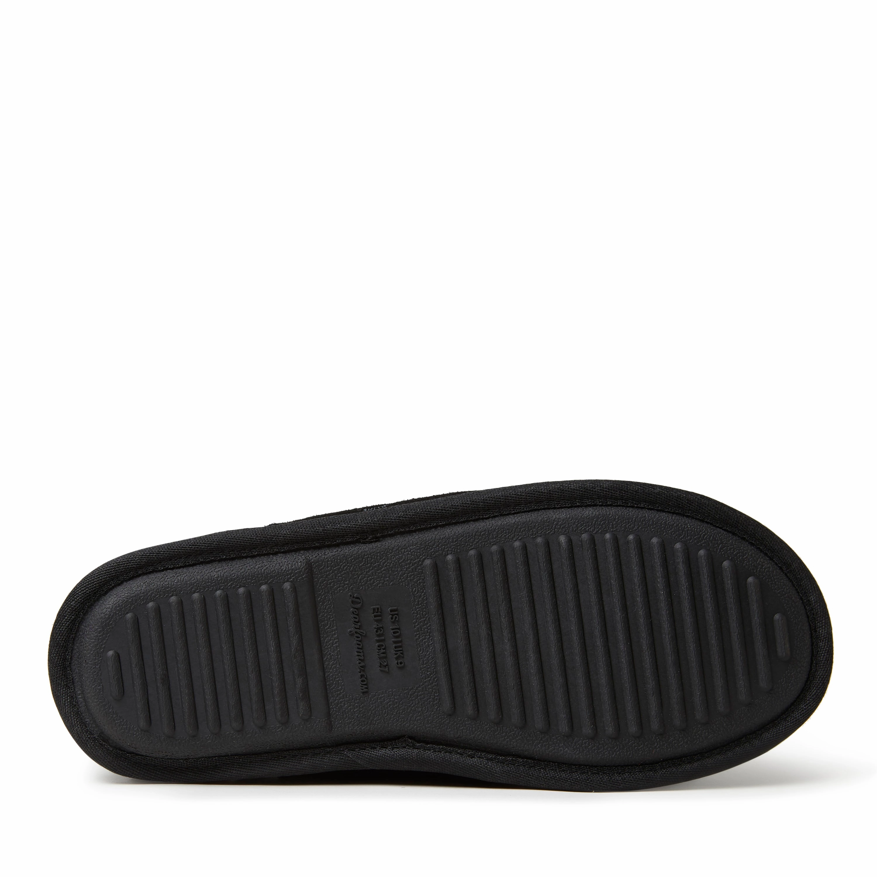 Dearfoams Men's Bradford Genuine Suede Closed Toe Scuff