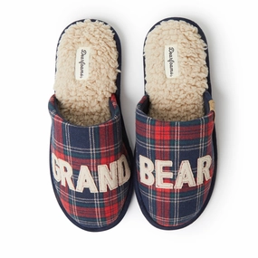 Dearfoams Men's Carson Grand Bear Scuff Slipper Mens Slippers clearance sale