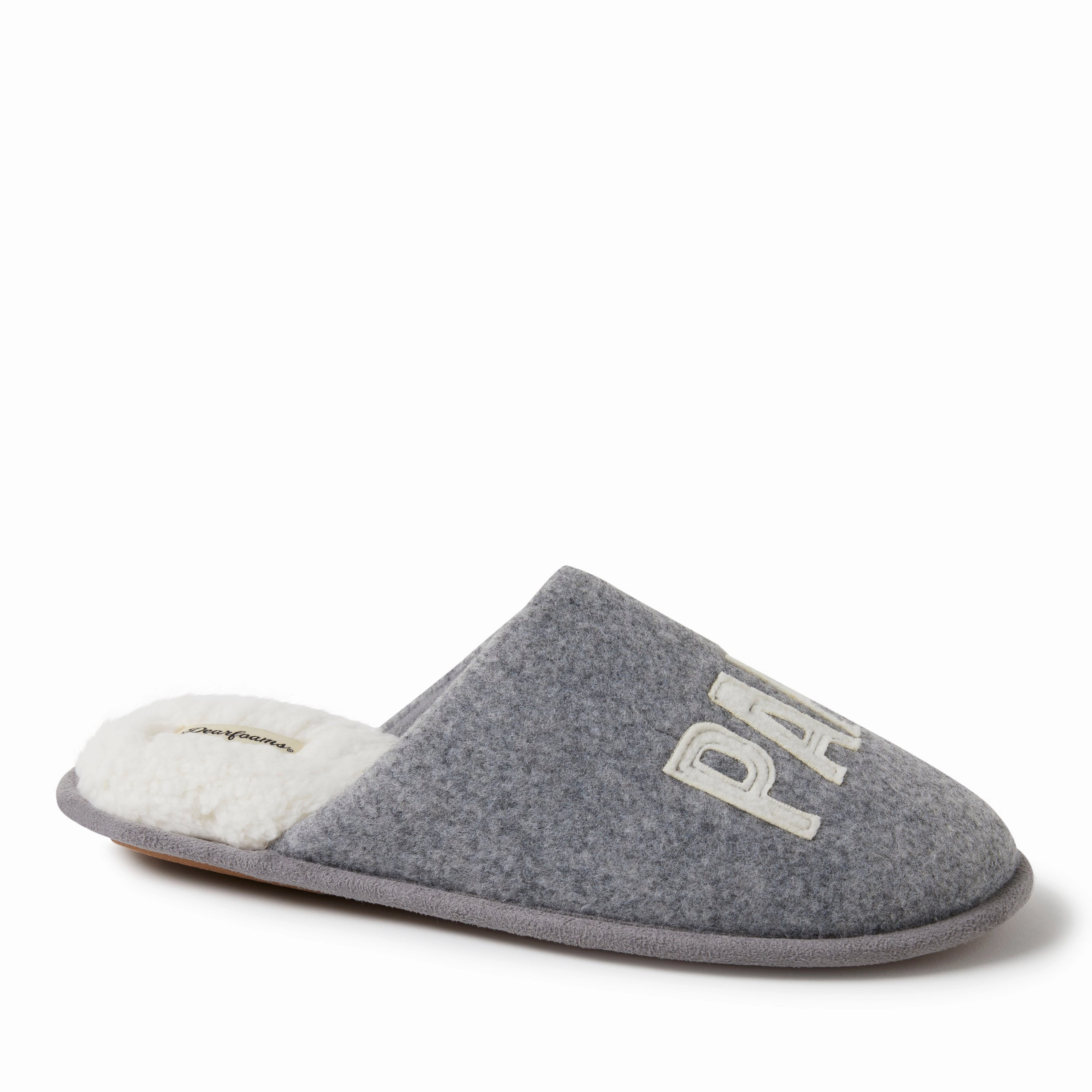 Dearfoams Men's Carson Papa Bear Family Scuff Slipper