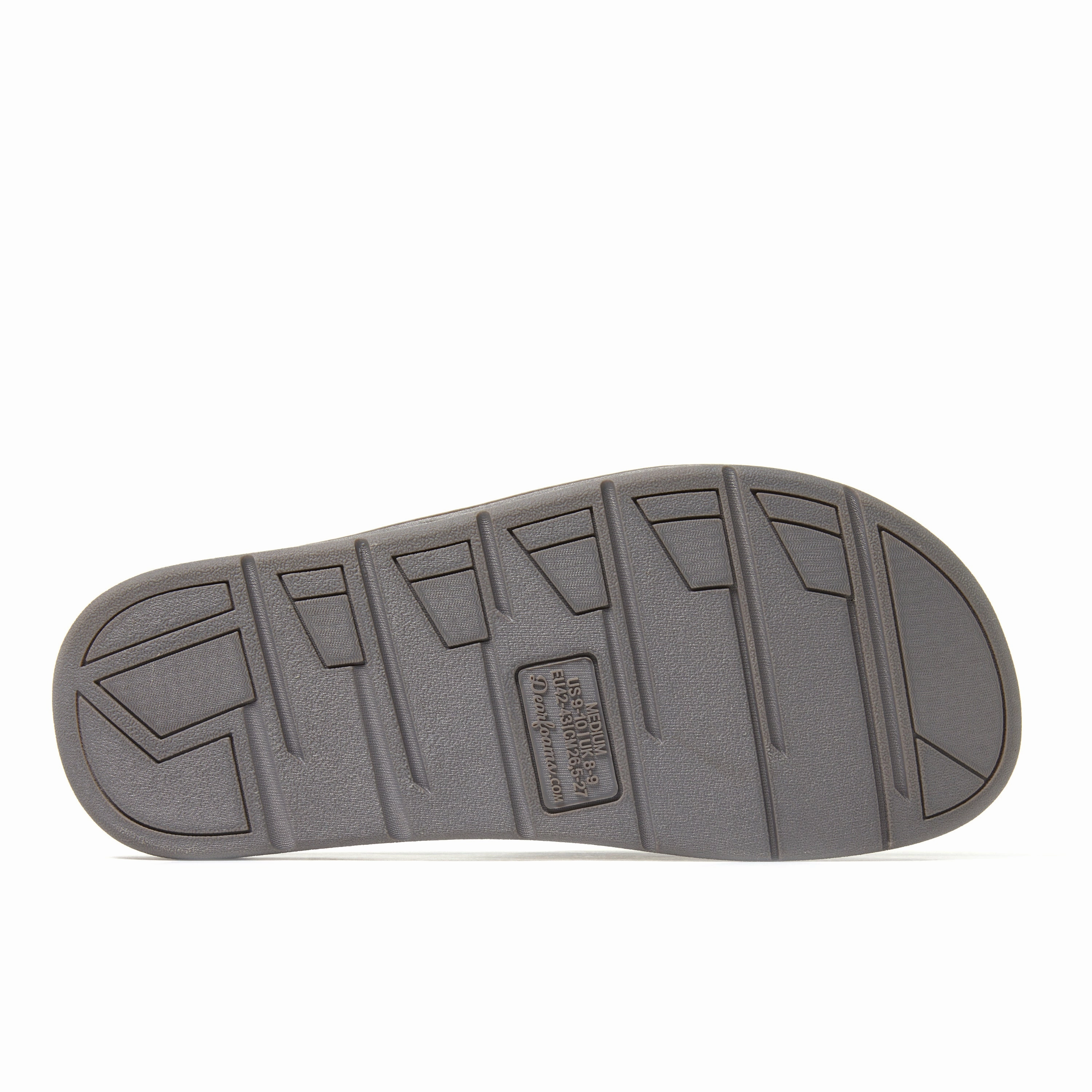 Dearfoams Men's Collin Terry Adjustable Shower Slide House Slipper
