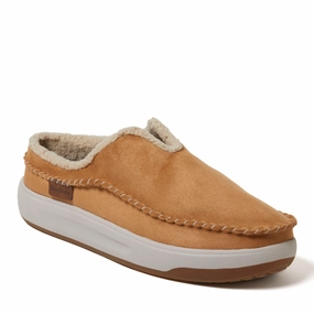 Dearfoams Men's Elm Water-Resistant Energy Return Split Top Clog Mens Slippers clearance sale