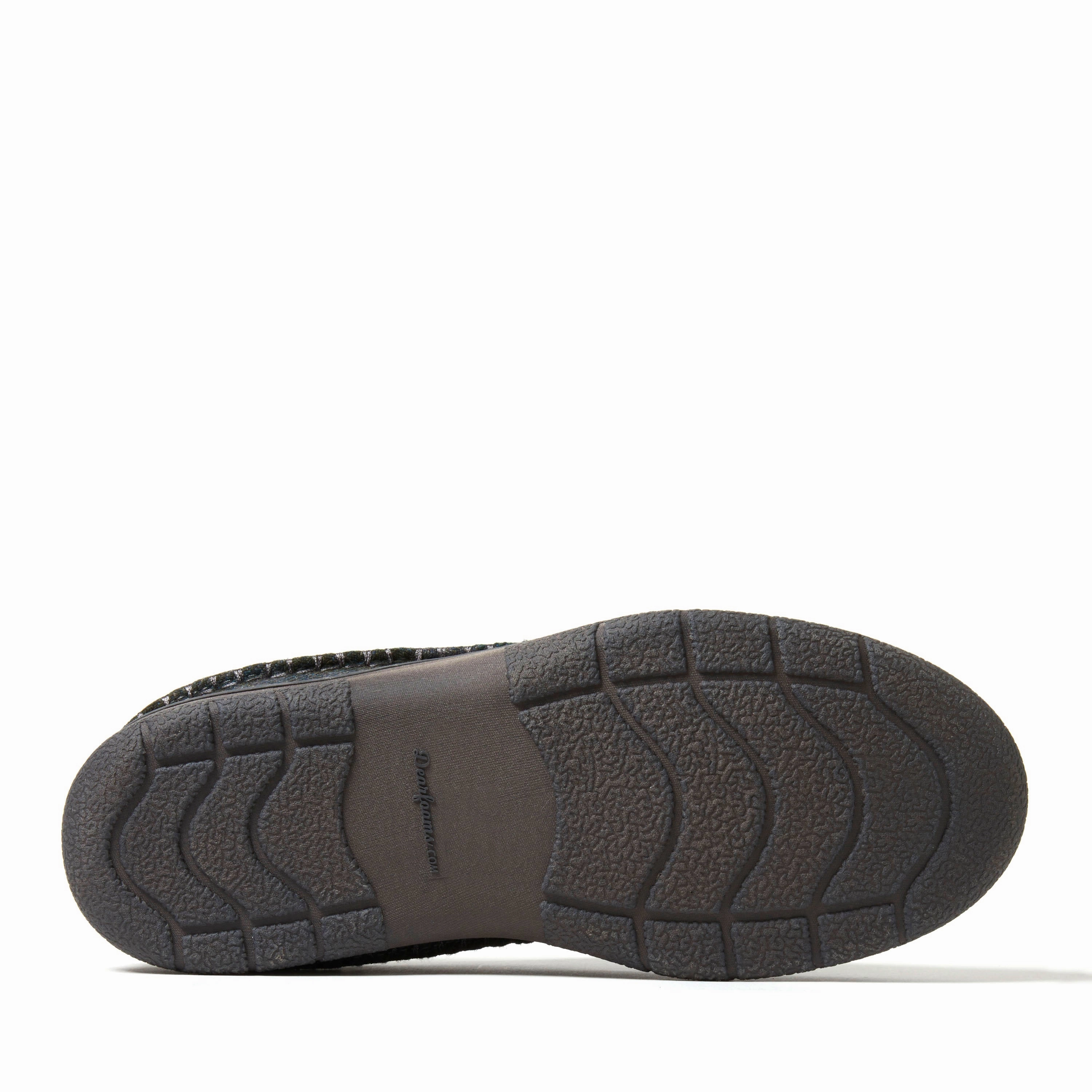 Dearfoams Men's Thompson Plaid Moccasin Toe Clog House Shoe Slipper