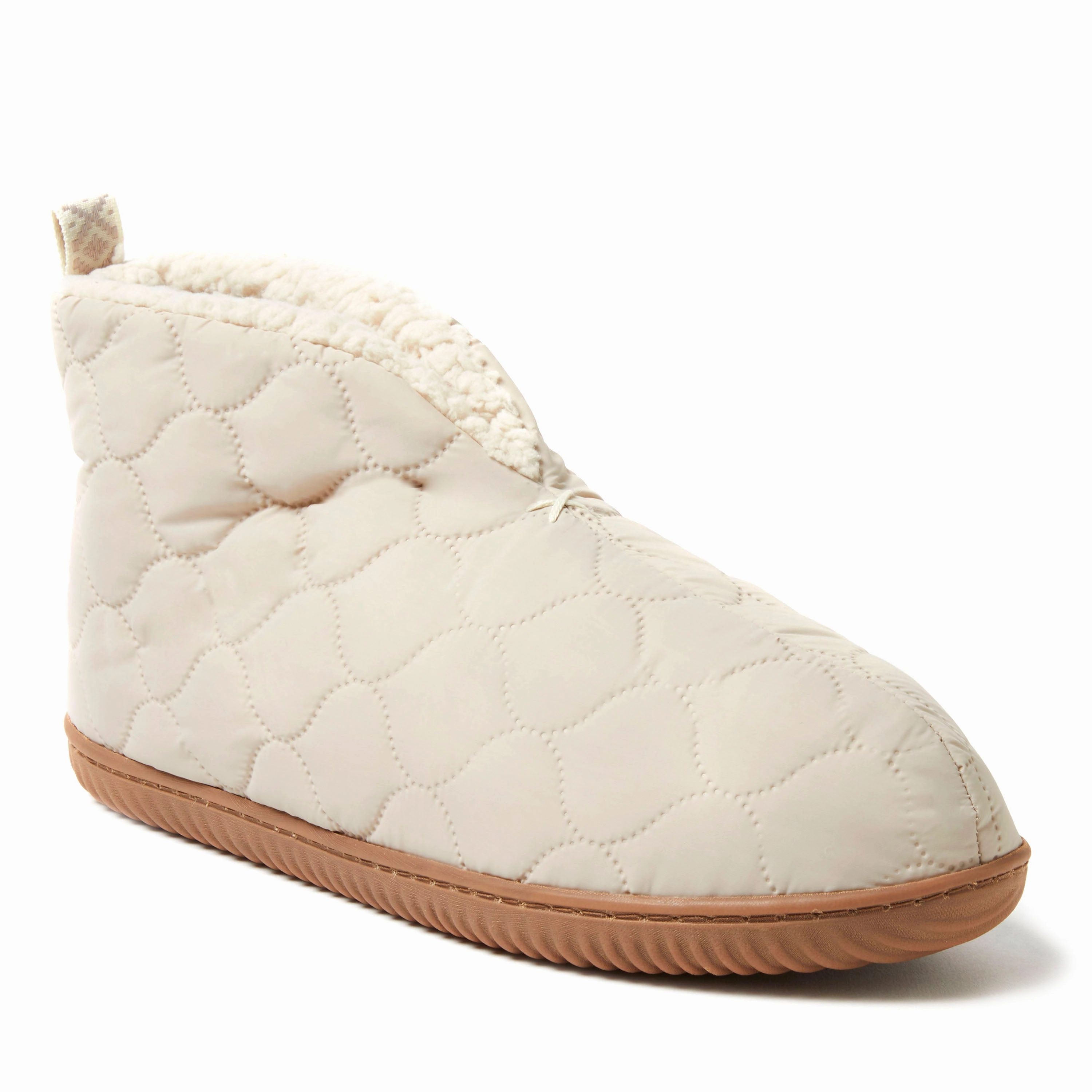 Dearfoams Men's Warm Up Bootie Slipper