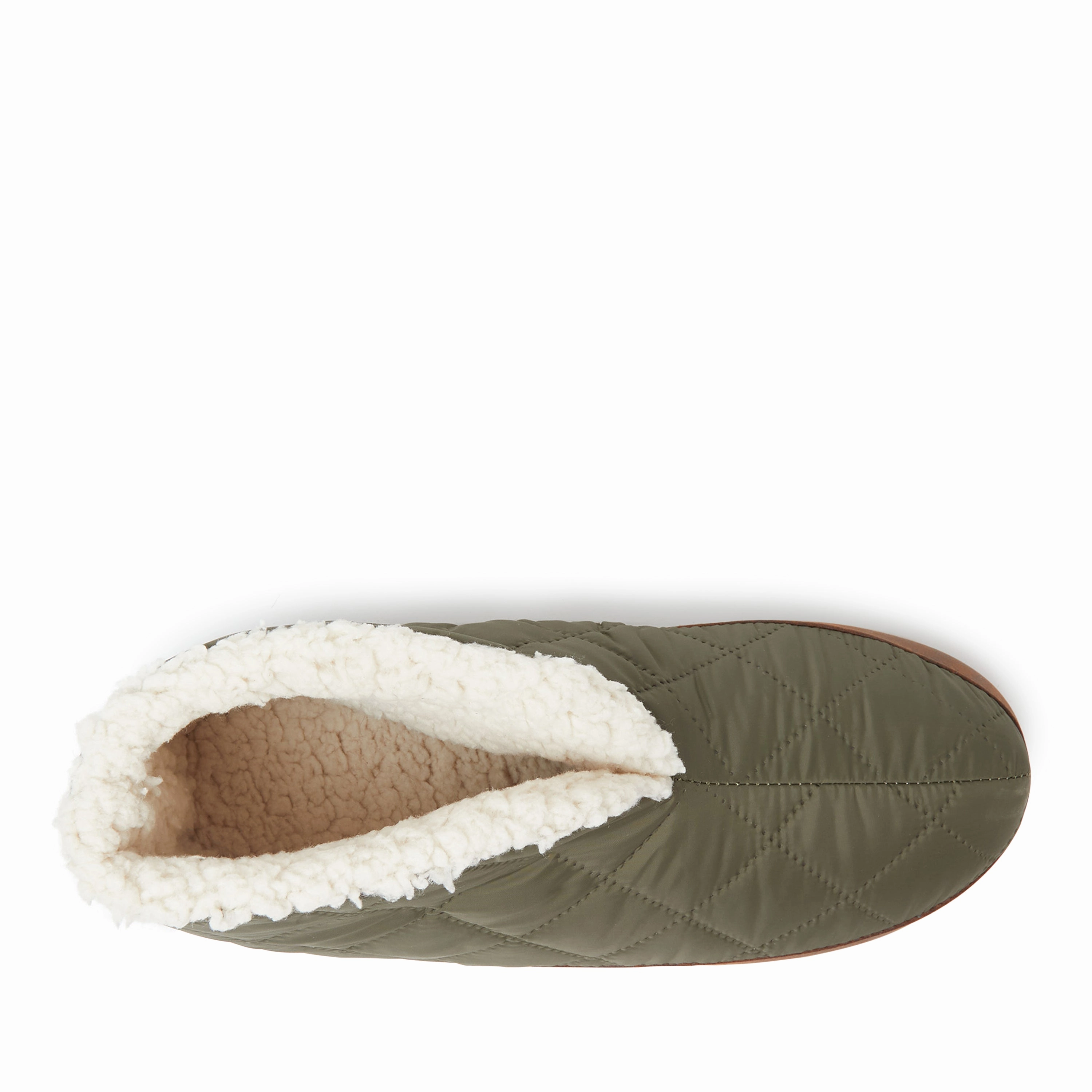 Dearfoams Mens Original Quilted Nylon Warm Up Bootie