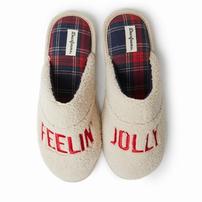 Dearfoams Mens Tyler Holiday Scuff Mens Slippers clearance sale