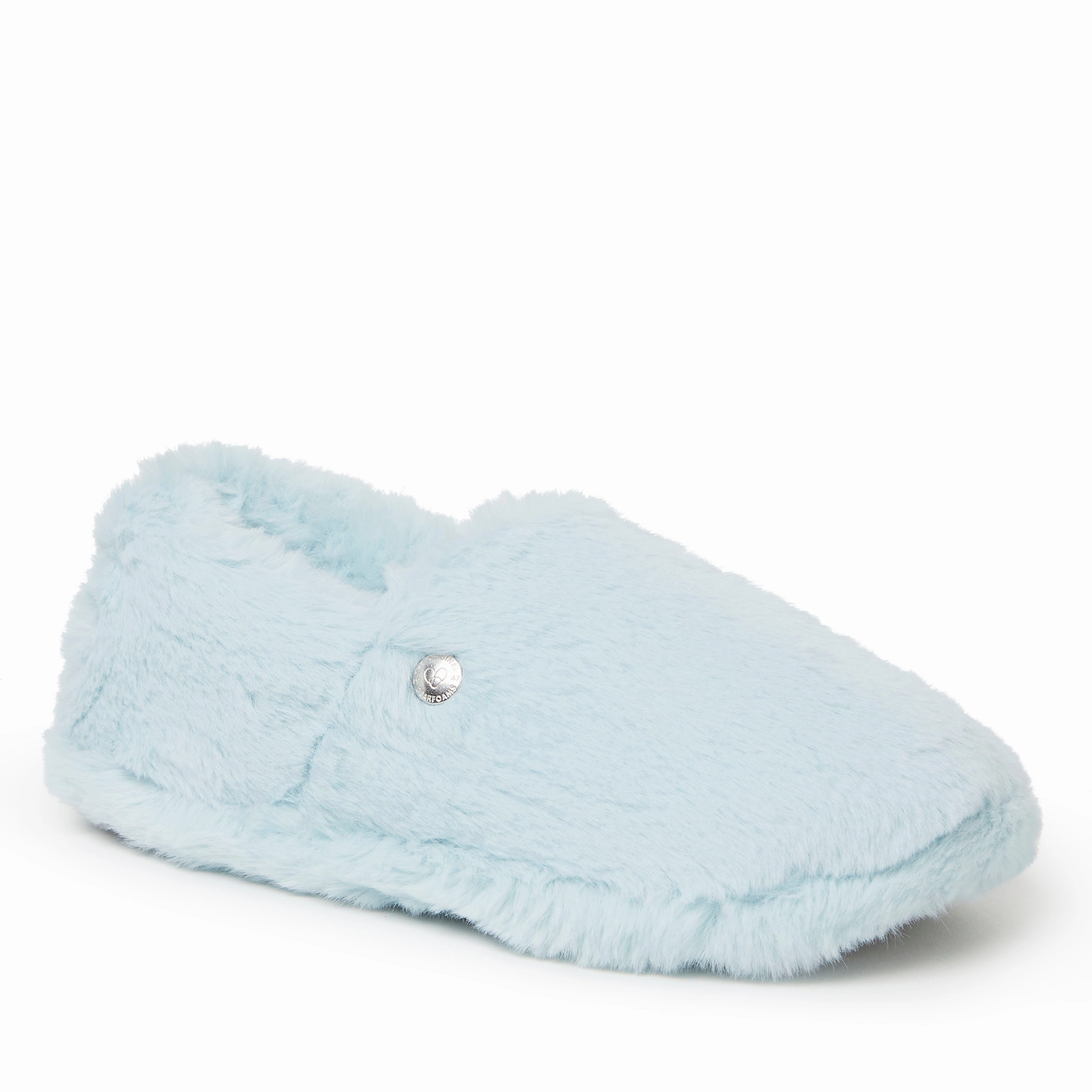 Dearfoams Women's A Line Furry Closed Back Cozy Womens Slippers discount