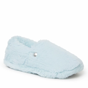 Dearfoams Women's A Line Furry Closed Back Cozy Womens Slippers discount