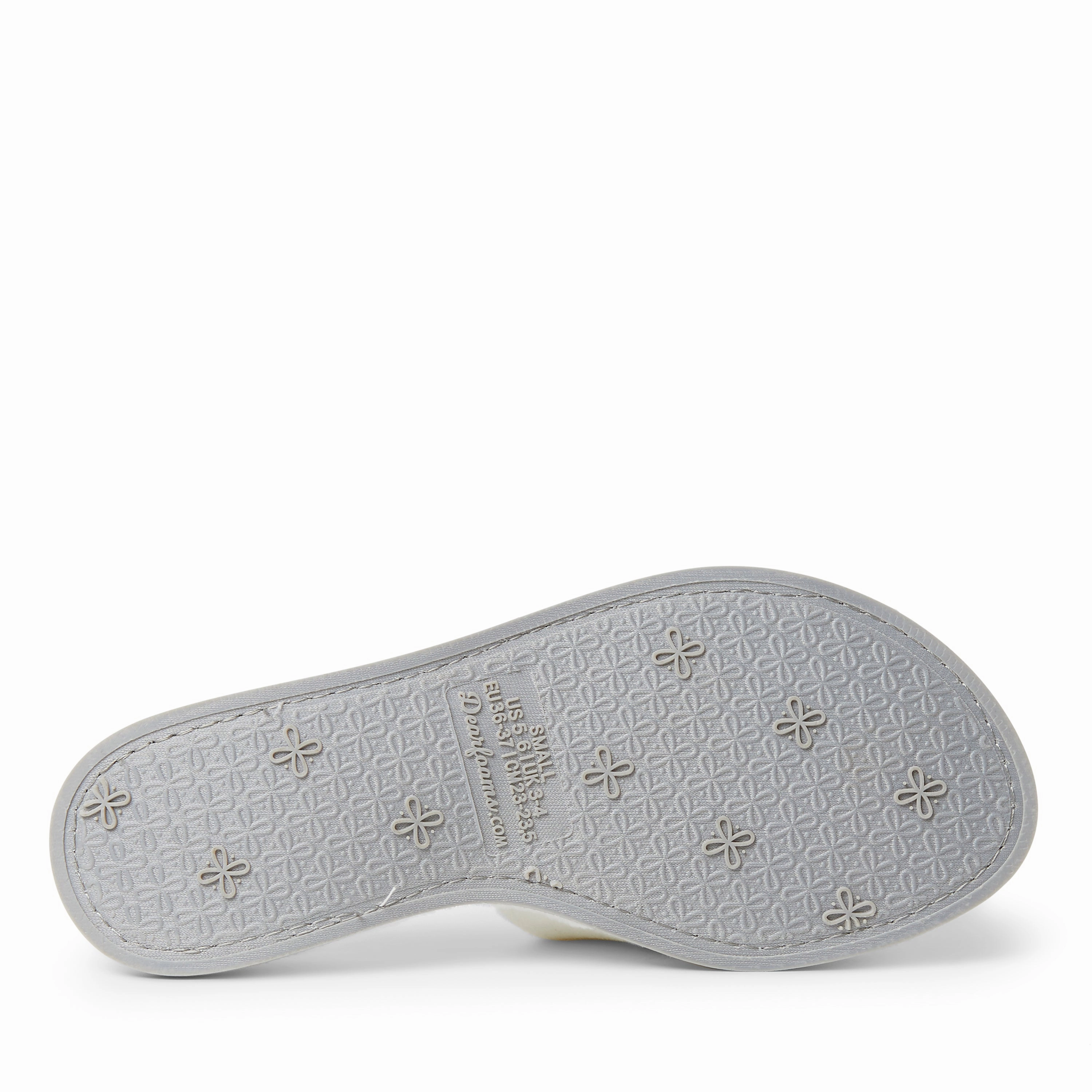 Dearfoams Women's Beatrice Microfiber Velour Slide Slippers
