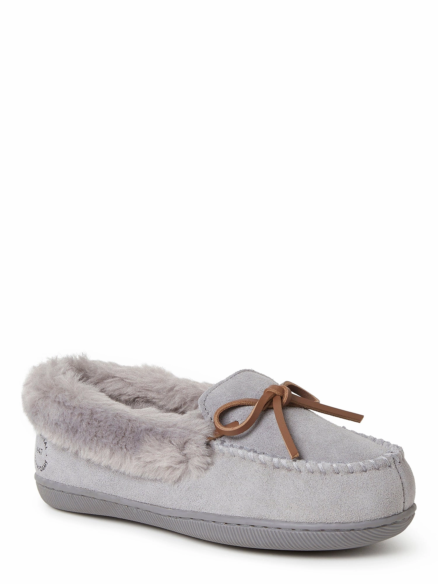 Dearfoams Women's Bethany Genuine Suede Moccasin
