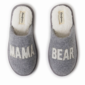 Dearfoams Women's Carley Mama Bear Mom Scuff Slipper Cozy Womens Slippers discount