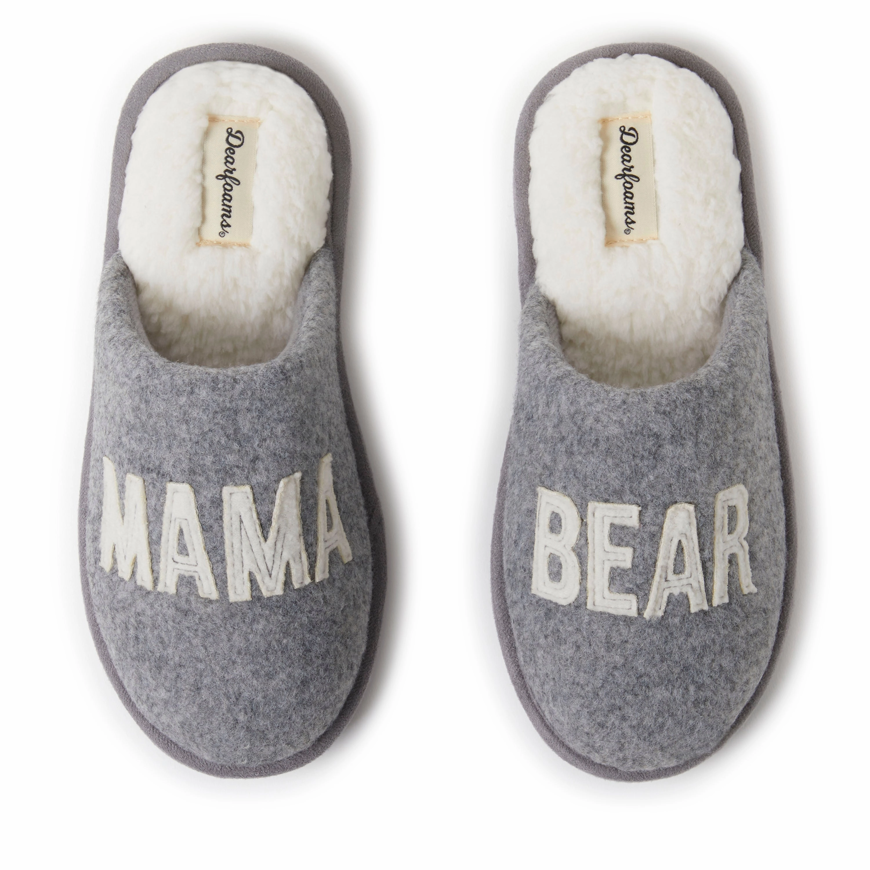 Dearfoams Women's Carley Mama Bear Mom Scuff Slipper Cozy Womens Slippers discount
