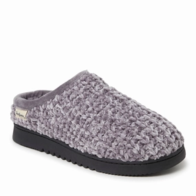 Dearfoams Women's Chenille High Vamp Clog Cozy Womens Slippers discount