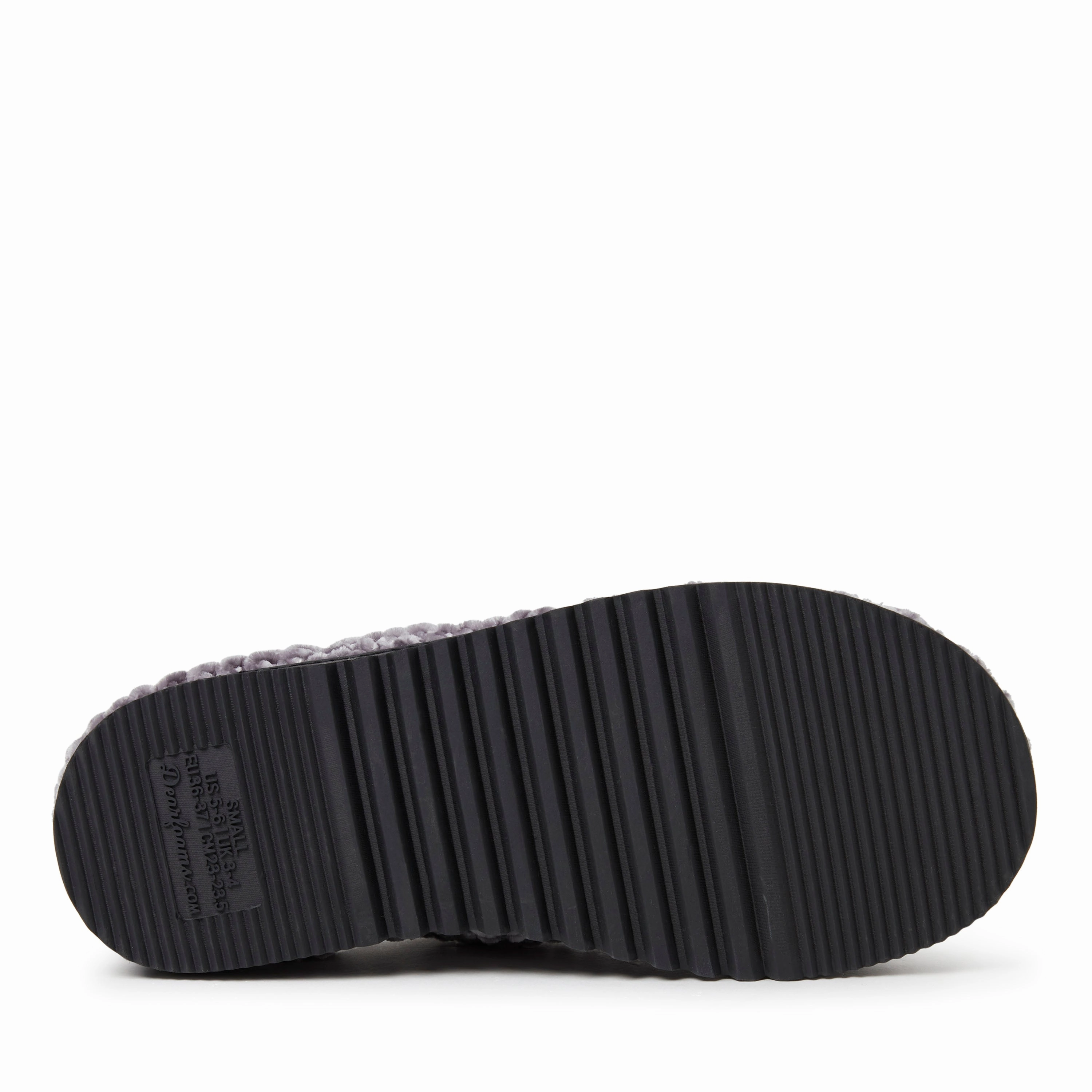 Dearfoams Women's Chenille High Vamp Clog