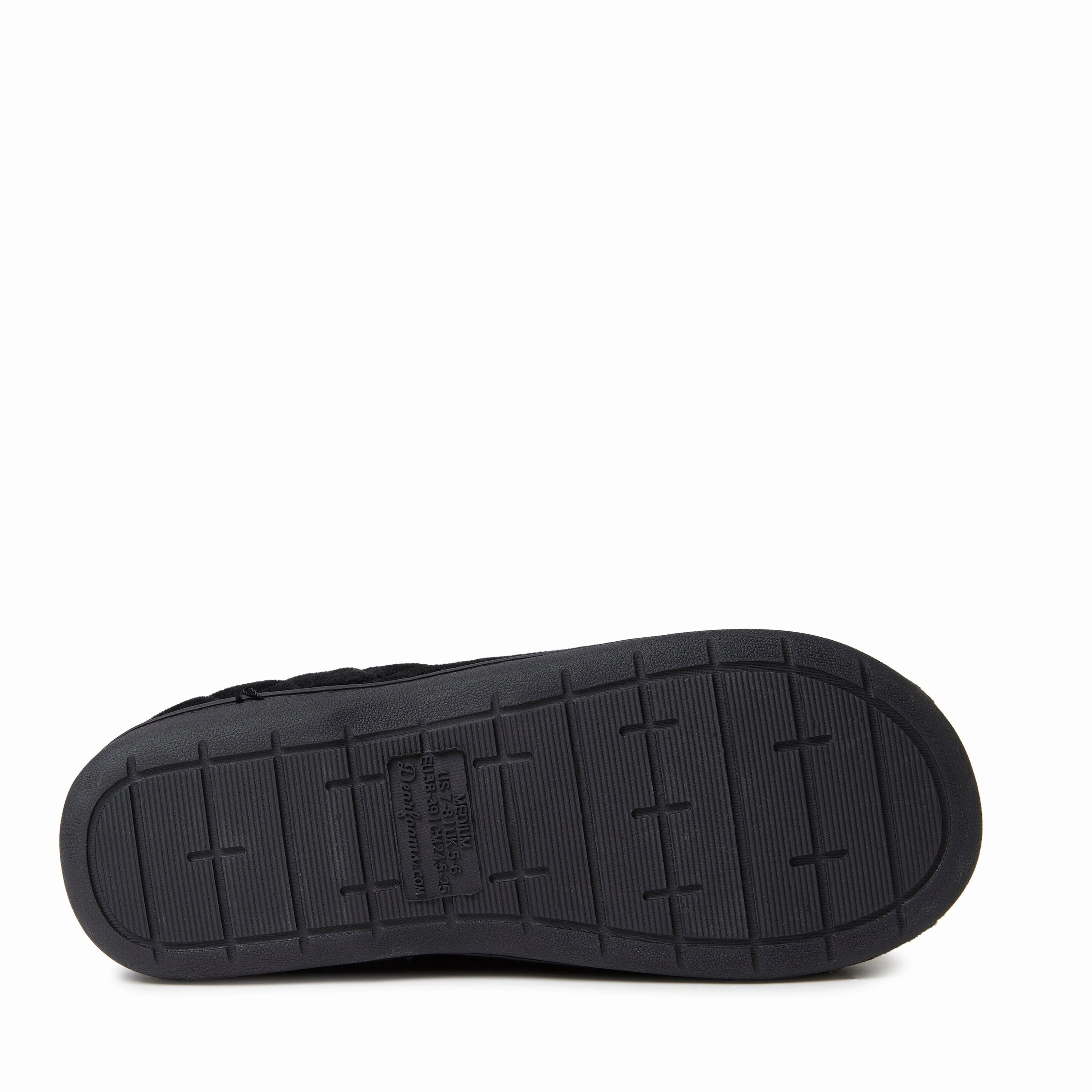 Dearfoams Women's Darcy Quilted Cuff Velour Clog Slipper