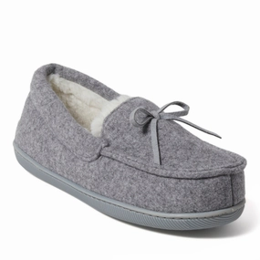 Dearfoams Women's Hayes Soft Knit Moccasin House Shoe Slipper Cozy Womens Slippers discount