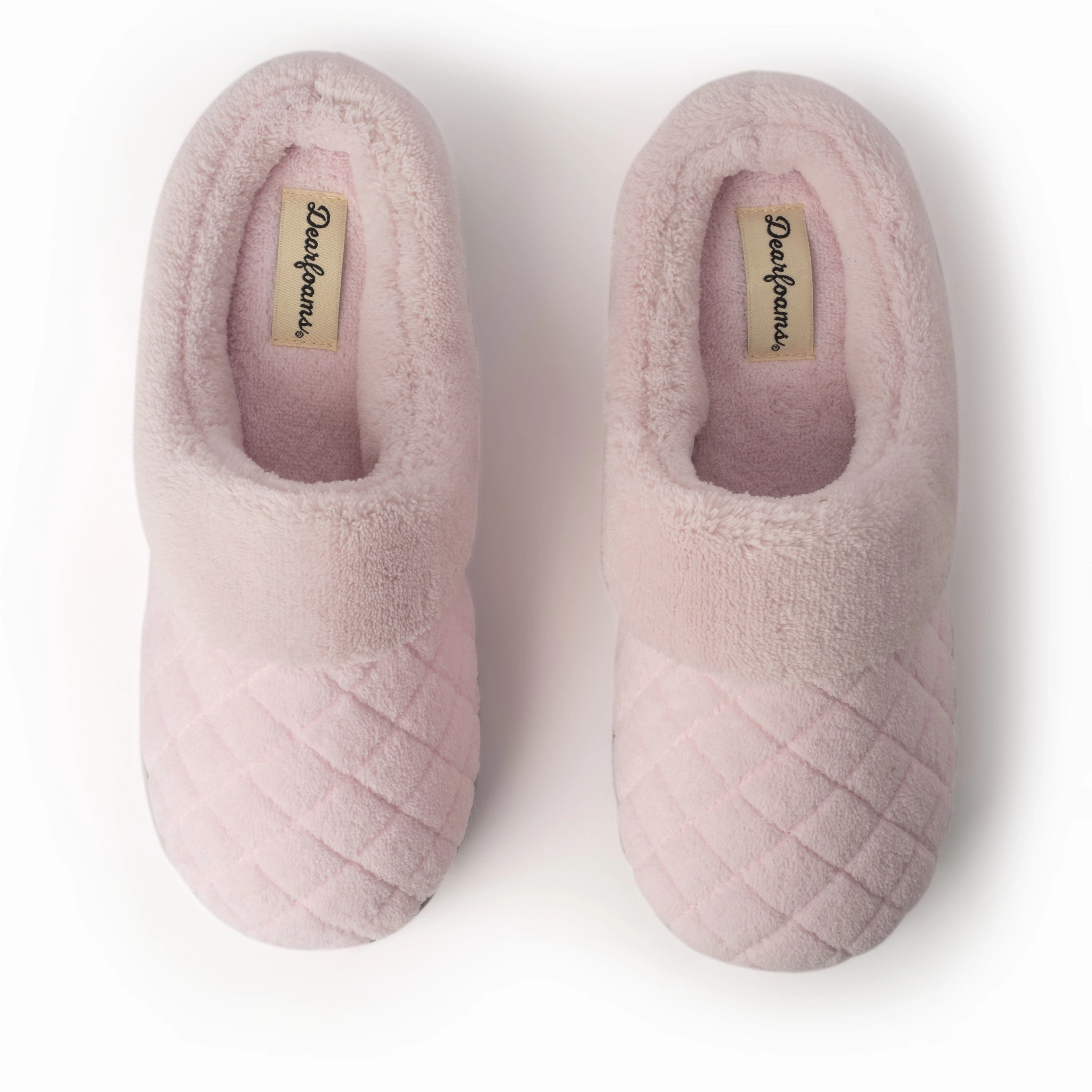 Dearfoams Women's Libby Quilted Terry Clog Slipper