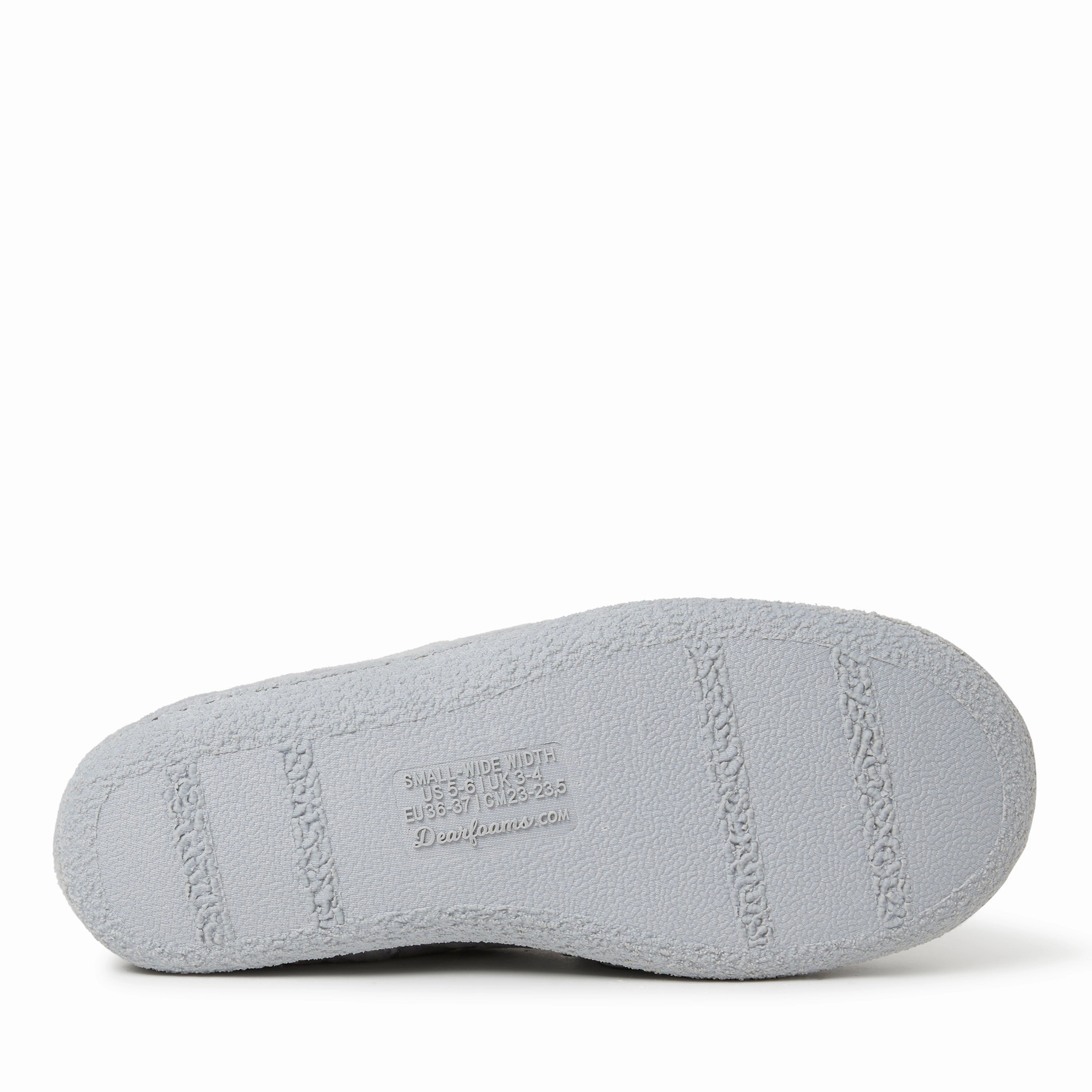 Dearfoams Women's Quilted Velour Clog House Slipper