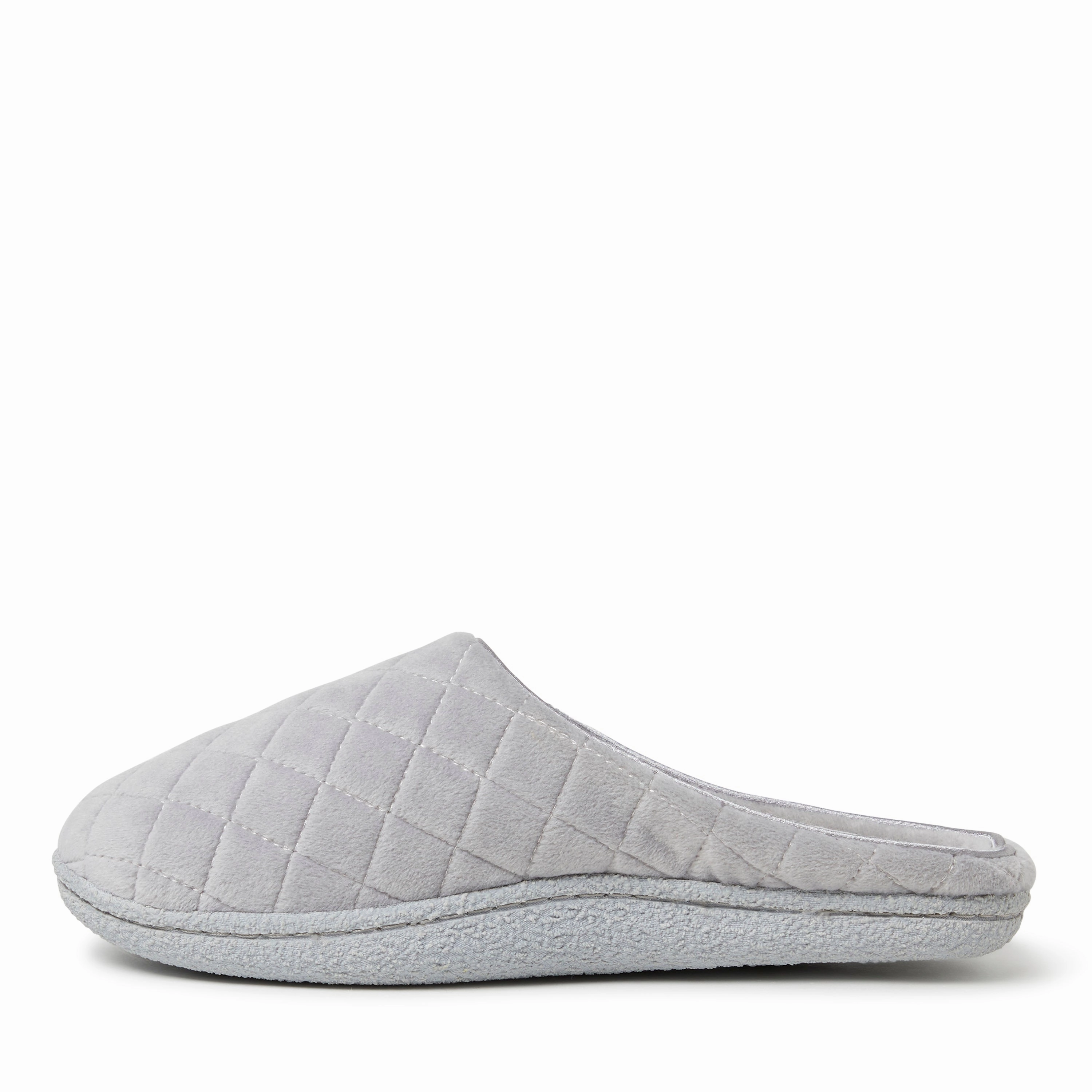 Dearfoams Women's Quilted Velour Clog House Slipper