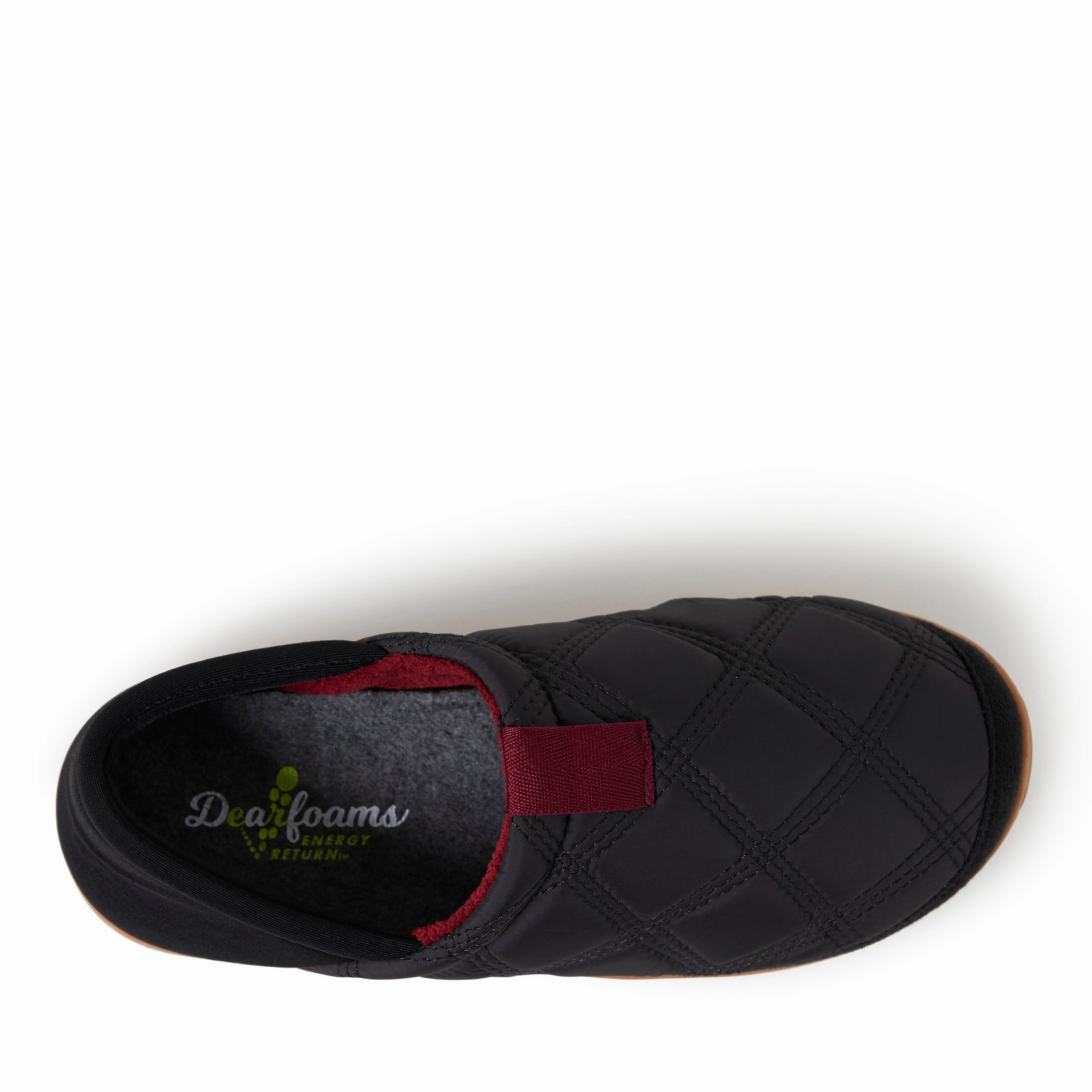 Dearfoams Women's River Closed Back Collapsible Heel House Shoe Slipper