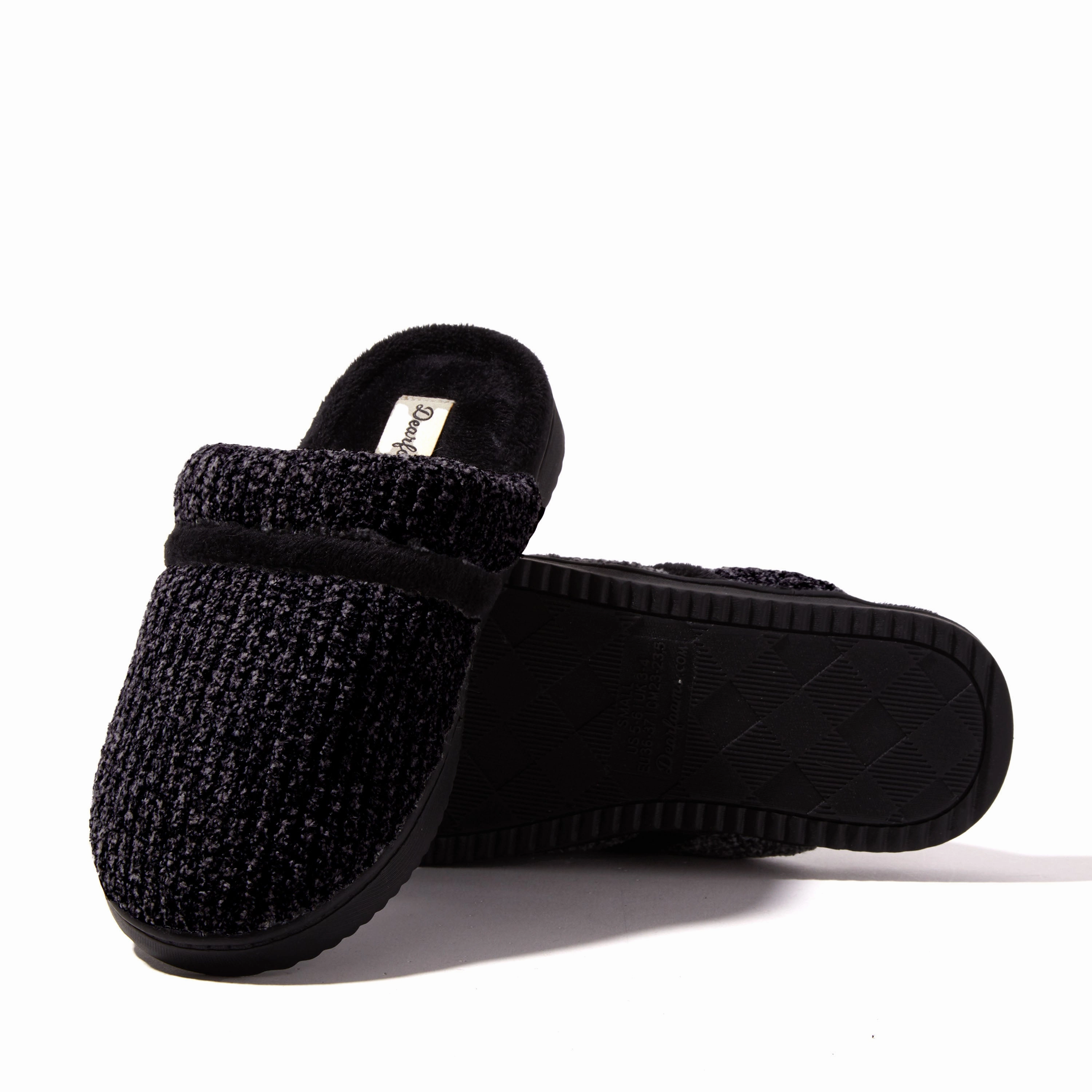 Dearfoams Women's Serena Marled Chenille Scuff