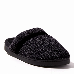 Dearfoams Women's Serena Marled Chenille Scuff Cozy Womens Slippers discount