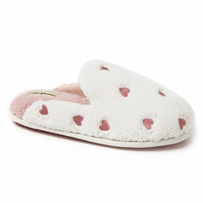 Dearfoams Women's Valentines Day Scuff Slipper Cozy Womens Slippers discount