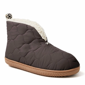 Dearfoams Women's Warm Up Bootie Cozy Womens Slippers discount