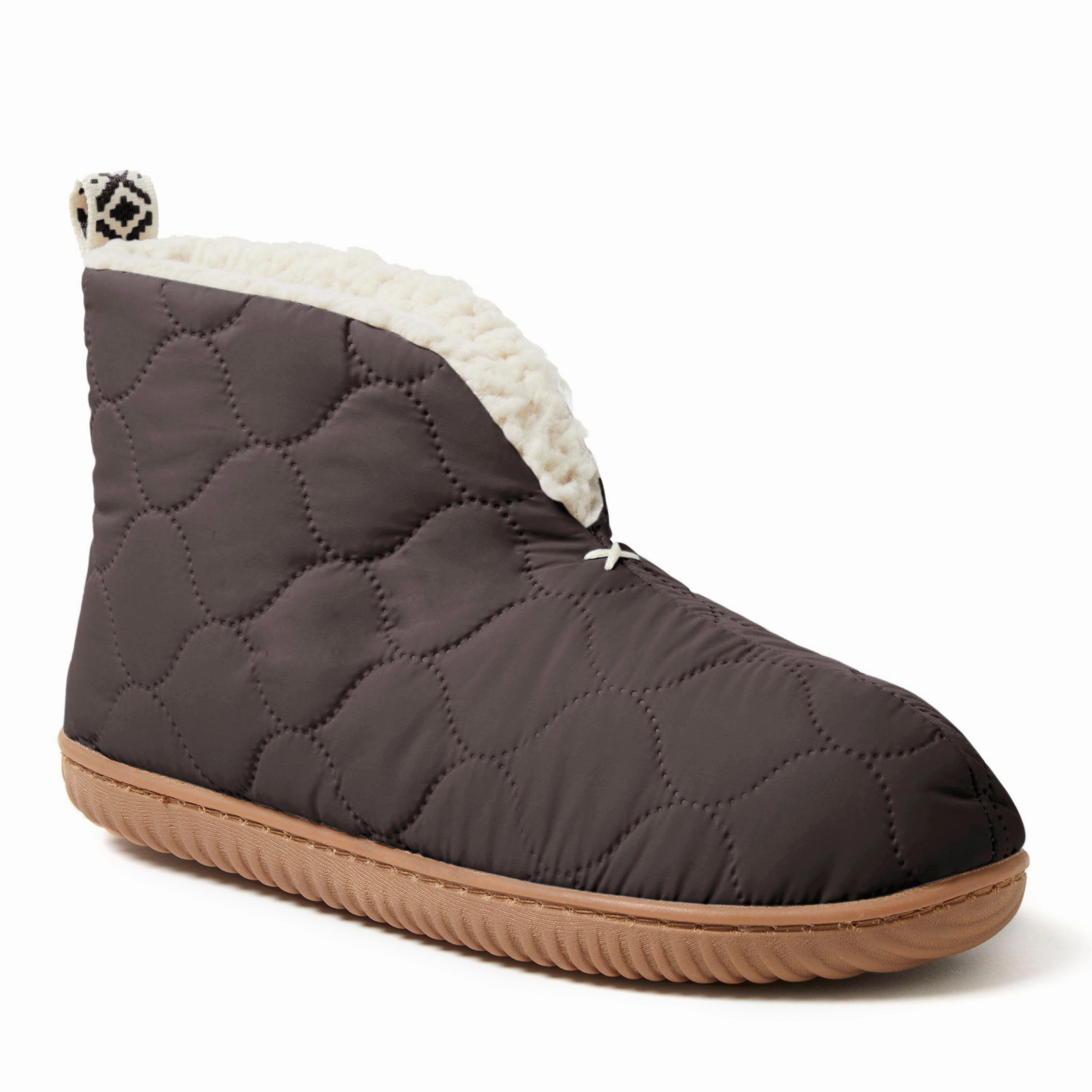 Dearfoams Women's Warm Up Bootie Cozy Womens Slippers discount